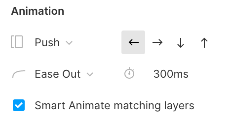 Animation options